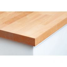 Solid Beech Wood Worktop 3M x 960mm x 40mm - Premium Real Wooden Timber Kitchen Countertop