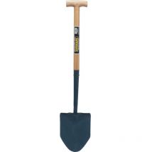 Solid Socket Wooden t General Service Shovel - Sitesafe