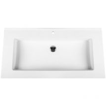 Solid Surface Mineralguss Waschbecken Waschtisch 100cm - Veroni