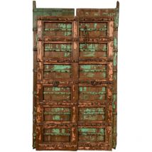 Biscottini - Solid wood and iron interior or exterior old mediaeval sliding door
