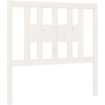 Headboard White 96x4x100 cm Solid Wood Pine vidaXL