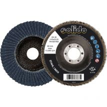 Solido - Tyrolit Schleiflamellenteller Schleifteller ø 115 mm Körnung 80 Zirkonkorund