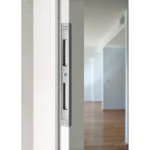 Solido - Schließblech 4-Fach verstellbar zum Einfräsen Polyram/Aluminiumbedampft silber