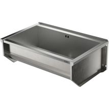 Kune SOLIDUM 90 Plus Edelstahl Ausgussbecken – 90cm x 50cm x 30cm – Ideal für Industrie und Landwirtschaft