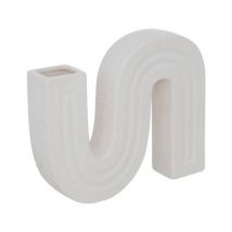 Soliflore en Céramique 'Olme' 24cm Blanc