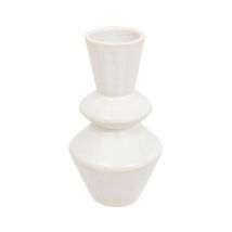 Soliflore en Céramique "Soleya" 14cm Blanc
