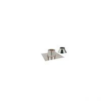 Solin 0 degré à 10 degré pour double paroi opsinox, 125/180