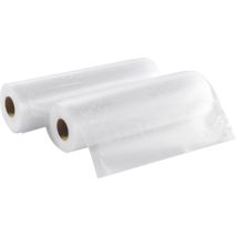 Rouleaux sous vide Solis 20 x 600 cm – Pack de 2 – Transparent – Machine sous vide – Largeur, Puissance