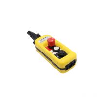 Sollbry - 1 interrupteur à bouton-poussoir de levage avec bouton d'arrêt d'urgence, anti-poussière, IP65, interrupteurs industriels de base