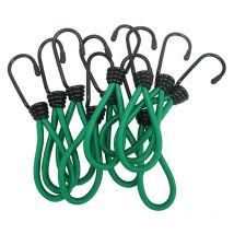 12 Pièces Crochet Tendeur, Tendeur Bache Crochet Tendeurs élastique Camping avec Crochet, Sangle Élastique pour Bâches - Sollbry