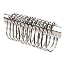 Sollbry - 12PCS-Ensemble d' Anneaux Accroche Rideau Crochets De Rideau De Douche Larges Anneaux Rideaux De Haute Qualité Adaptable à Votre Tringle a