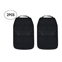 Sollbry 2 Pièce Protections de Sièges Arrière Voiture Impermérable Protection Couverture Housse Siege Voiture pour Protège Sièges de Voiture (Noir)