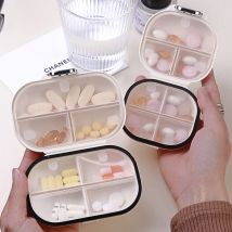2 Pièces Boite medicaments,Boîte à Pilules丨travel Pill Organizer pour Les Voyages, l'usage Quotidien, Le Stockage, etc - Sollbry
