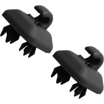 2 Pièces Clip de Pare-Soleil Intérieur, 8U0857562A Crochet de Suspension en Plastique pour Pare-Soleil Compatible avec A1 A3 A4L A5 A6L A7 Q3 Q5 Q7