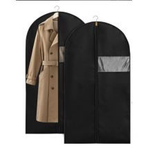 2 Pièces Housses de Vêtements, 60x120cm Housse Vetements à Suspendre, Housse Anti - Poussière pour Vêtements,pour Costumes Manteaux - Sollbry