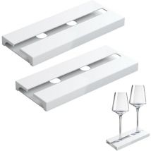2 Pièces Porte-Verres à Pied Suspendu Support à Verre à Vin Suspendu Porte Verres Suspendu Support à Verre à Vin Porte-Verres à Vin Support de Verre