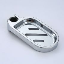 Sollbry - 2er-Pack verstellbare Seifenschale mit Gleitschiene für Badezimmer, Badewanne, Dusche, Seifenschale für Zuhause, 22 mm