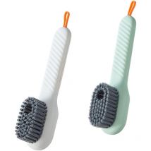 Sollbry 2pcs Brosse pour Nettoyer Les Chaussures,Nettoyant pour Sneakers,Brosse à Chaussures