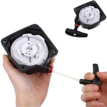 2pcs Lanceur pour Débroussailleuse, Starter Démarreur Débroussailleuse à Bande Auto-enveloppante Démarreur Remplacement pour 40-5 Débroussailleuse
