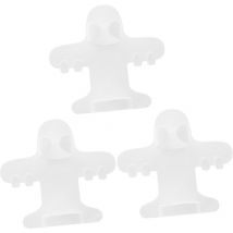 3 Pièces Support De Rangement pour Brosse à Dents Porte Brosse à Dents Support Brosse a Dent Electrique Support De Brosse à Dents Plastique Facile