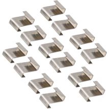 30 Pièces de z Clips pour Clips pour Verre de Serre Clips pour Verre de Serre en Acier Inoxydable Clips en z pour fenêtre de Serre Clips pour