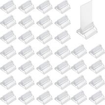Sollbry - 36pcs plastique transparent porte - cartes, jeu de Société puce porte - cartes, porte - cartes de jeu, mini porte - cartes à jouer,