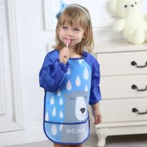 4 porte-bébés à manches longues, porte-bébés imperméables pour les tout-petits, porte-bébés de dessin animé avec poches - Sollbry