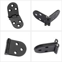 4 Stücke Flip Scharniere, Runde Kante 180 Grad Zinklegierung, Flip Scharnier für Klapptisch, Schrank, Garderobe, Türen, Holz, Holzkiste, Haus, Möbel,