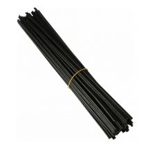 Sollbry - 40 pièces baguette de soudage en plastique pp baguette de soudage pour pistolet à souder en plastique/pistolet à Air chaud 250mm noir