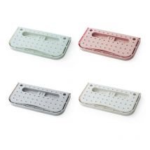 Sollbry - 4Pcs Shoe Racks for Closet Floating Shoe Display Folding Hangers Sticky Shoe Holder Sneakers Display Rack Hanging Shoe Organizer Shoes