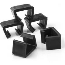 8 pièces de clips de meubles, clip de bord de table de terrasse, attache de chaise d'extérieur, canapé de chaise, clip de canapé de terrasse segmenté