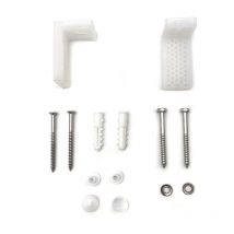 Sollbry - Accessoires De Fixation De Toilettes,Vis Fixation Cuvette Wc Kit De Fixation Au Sol Pour Cuvette De Wc Vis Fixation Abattant Wc-Jeu De Vis