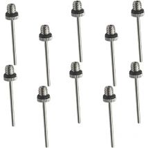 Sollbry - Aiguille de Pompe à Ballon, 10 Pcs Aiguilles de Pompe à Air, Aiguilles de gonflage pour Pompe à Ballon, pour Ballon de Basket-Ball,