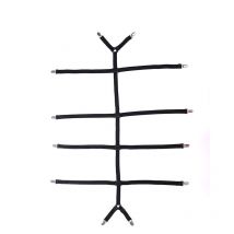 Attache Drap Housse,Tendeur Drap Housse Élastique Parfait pour Drap-Housse et Drap Plat Draps de Lit, Matelas, Canapé Coussin, Nappes (Noir) - Sollbry