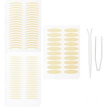 Sollbry - Autocollants pour paupières doubles de 3 tailles, ruban pour paupières invisible, ruban pour soulever les yeux avec une fourchette, pince à