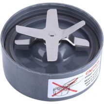Base de Lame en Acier Inoxydable, Pièce de Rechange pour Joints Presse-Agrumes, Pièces de Rechange et Accessoires Avec 6 Ailettes pour Mélangeur 900W