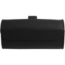 Boîte de Lunettes Voiture, Support de Lunettes de Pare-Soleil Voiture avec Fermeture Boîte de Rangement pour Cartes de Visière Voiture Monnaie Clés