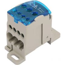 Bornier Electrique, Boîte de Distribution de Bornes 80A UKK-80A Bornier Rail Din Répartiteur Electrique Neutre Boite De Distribution Electrique, for