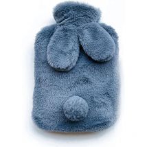 Sollbry - Bouillotte Peluche Bouillotte Douce, Bouillotte eau Chaude Bouillote avec Housse Polaire Bouillotte Regles Douloureuses Bouillotte Eau