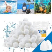 Sollbry - Boule filtrante de piscine de 200 g pour pompe de filtre à sable pour piscine hors sol - Boules filtrantes réutilisables - Filtration de