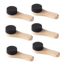 Brosse à Chaussures Cuir 6pcs Brosse Chaussure Nettoyage Éponge Brosse à Lustrer Brosse à Cirer Chaussures Brosse de Polissage Chaussure Brosse à