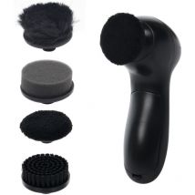 Brosse de Nettoyage de Chaussures électrique, Polisseuse de Chaussures électrique Portable, Brosses de Nettoyage, Kit de Cirage de Chaussures