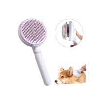 Sollbry Brosse Pour Chat, Brosse Chat, Brosse Chat Poil Court, Brosse Chien, Nettoyage Des Peluches, Poignée Amovible, Brosse de Nettoyage Pour