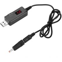 Câble convertisseur usb Boost 9V à 12V dc Ligne de transformateur élévateur avec affichage à led - Sollbry