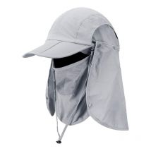 Casquette solaire pliable, chapeaux de pêche, casquettes de protection upf 50+ avec rabat de cou pour masque facial - Sollbry