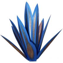 Sollbry - Clothinf 1 sculpture rustique en tequila, plante d'agave en métal à faire soi-même, agave en métal rustique peinte à la main, décoration de