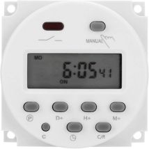 Sollbry - Cn101a Dc 12v 16a Mini Lcd Digital Lcd Power Wöchentlich Programmierbare Timer Relais Schalter Digitale Mikrocomputersteuerung Power Timer 