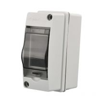 Sollbry - Coffret Electrique 2 Modules Etanche Exterieur IP65 Boitier Etanche Electrique Exterieur Armoire Electrique Convient aux Garages, Villas,