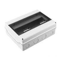 Sollbry Coffret Electrique Etanche, IP65 12 MODULES Ableaux à Disjoncteurs éLectriques Boitier, Etanche Electrique Exterieur, Armoire de Contrôle,