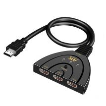Sollbry - Commutateur hdmi Câble répartiteur hdmi à 3 ports - Commutateur de câble hdmi